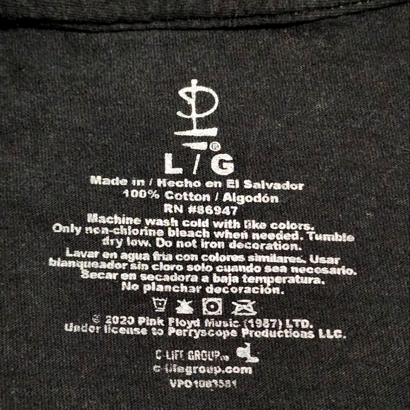 Pink Floyd Black Graphic Shirt / T-shirt 👕 - Picture 5 of 7